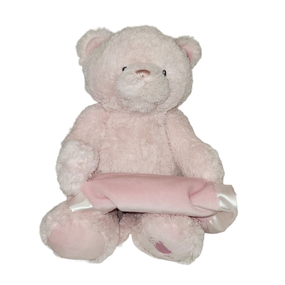 Gund Baby Plush‎ My First Teddy Bear Peek A Boo Animated Stuffed Animal 11"